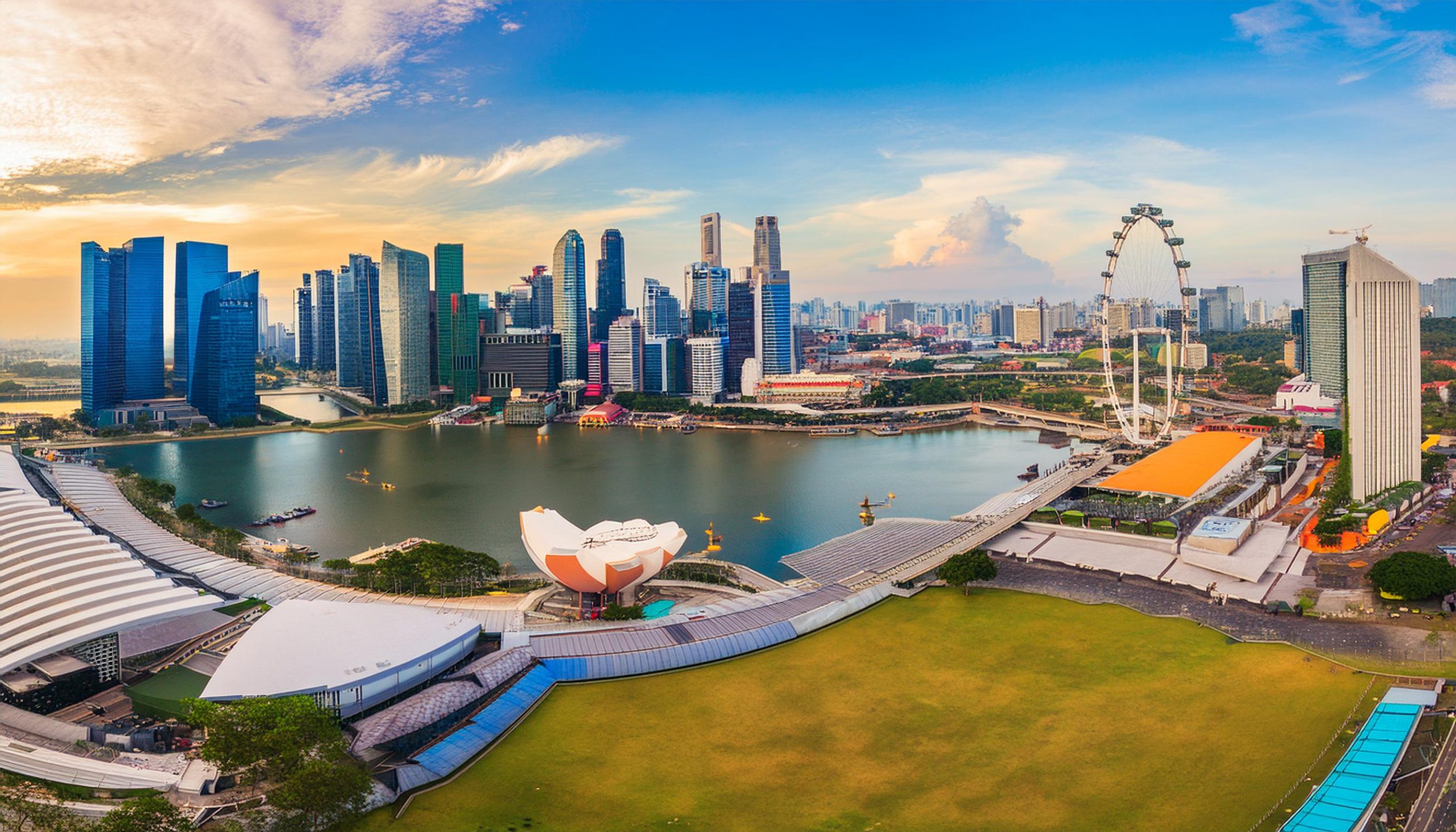 Aerial View of Singapore